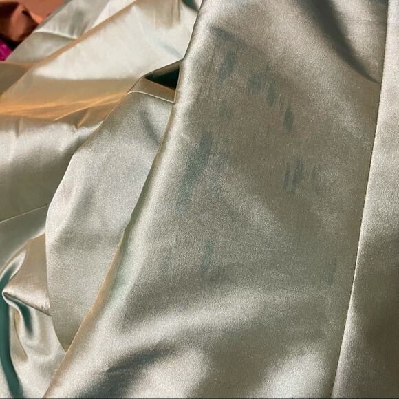 Reem Acra silk taffeta gown green - Picture 7 of 10